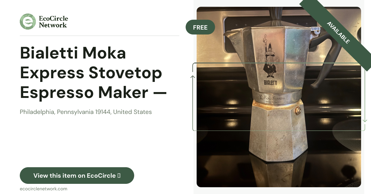 Bialetti Moka Express Stovetop Espresso Maker — FREE ☕️ i...