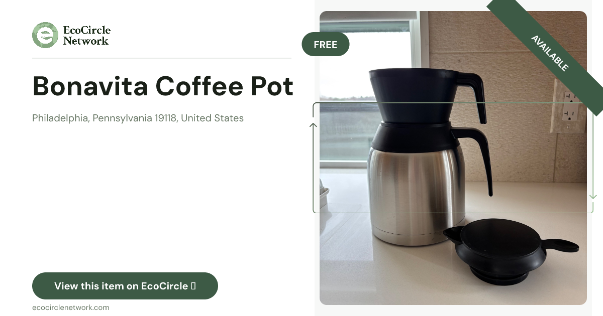 Bonavita Coffee Pot