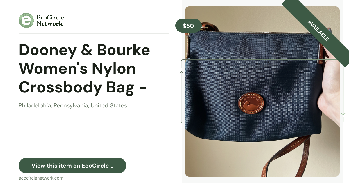 Dooney & Bourke Women's Nylon Crossbody Bag - Navy Blue