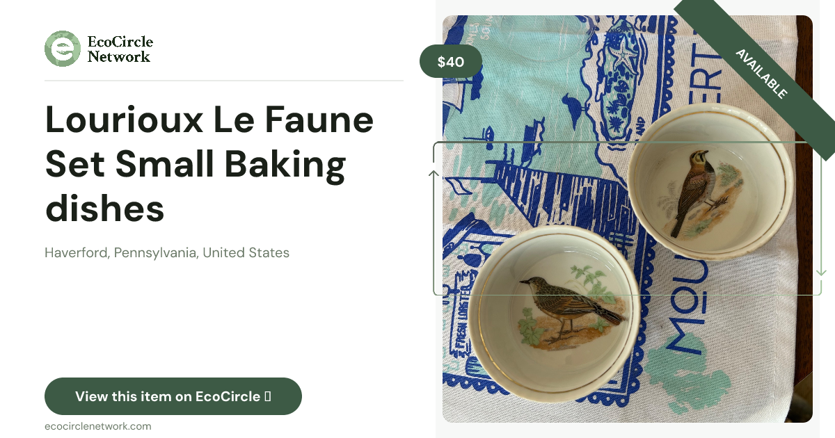 Lourioux Le Faune Set Small Baking dishes