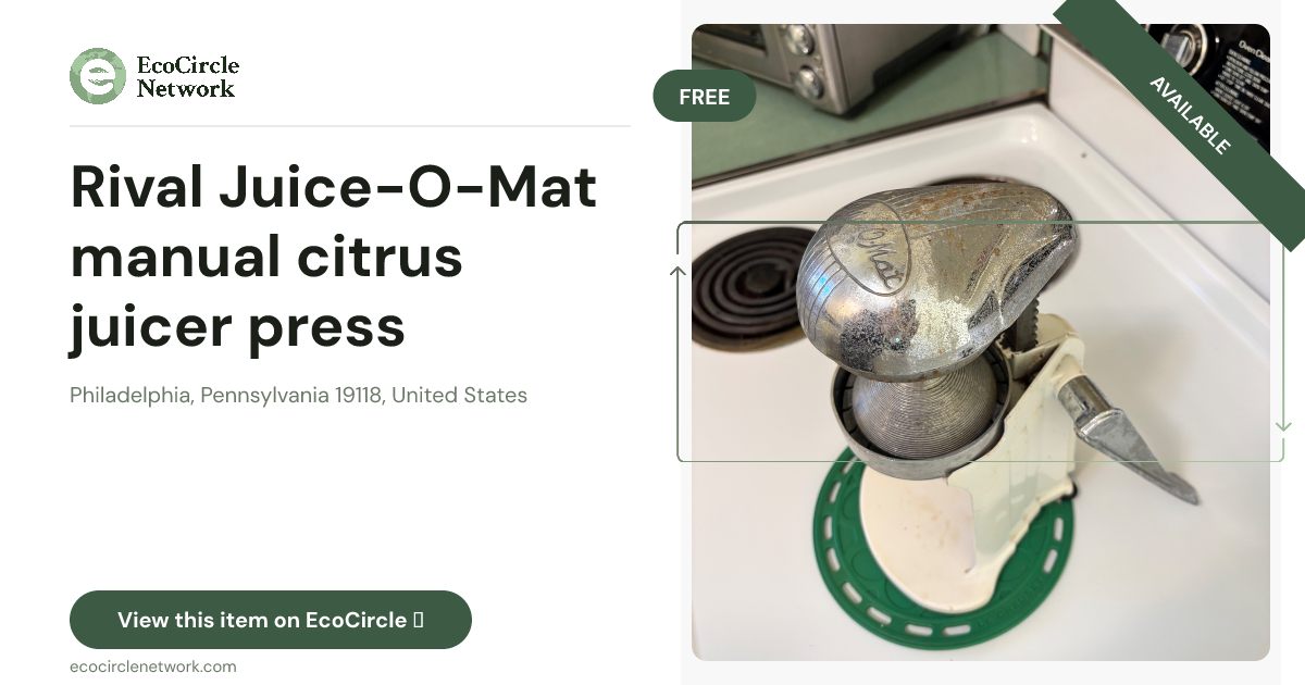 Rival Juice-O-Mat manual citrus juicer press (vintage) in...