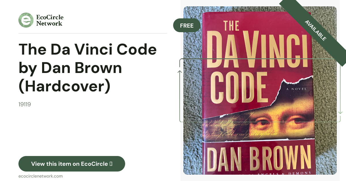 The Da Vinci Code by Dan Brown (Hardcover) in 19119
