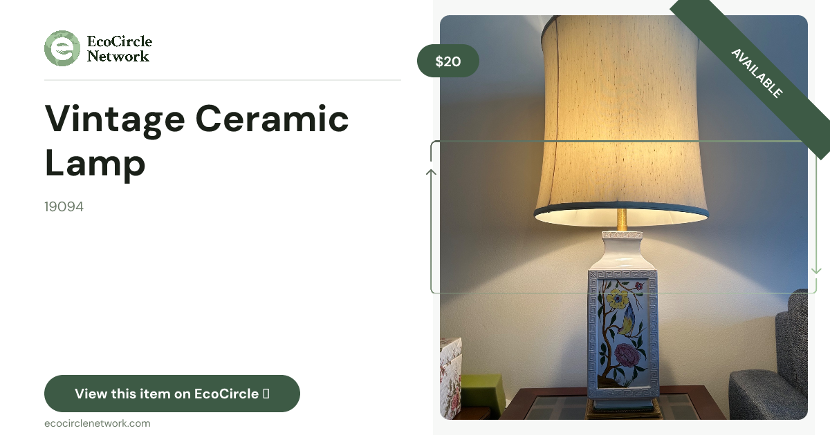 Vintage Ceramic Lamp